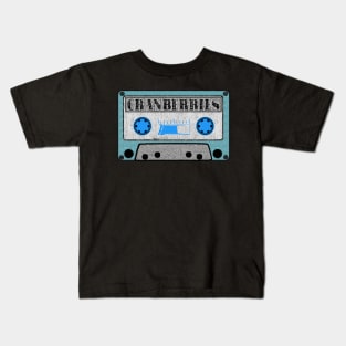 cranberries blue cassette Kids T-Shirt